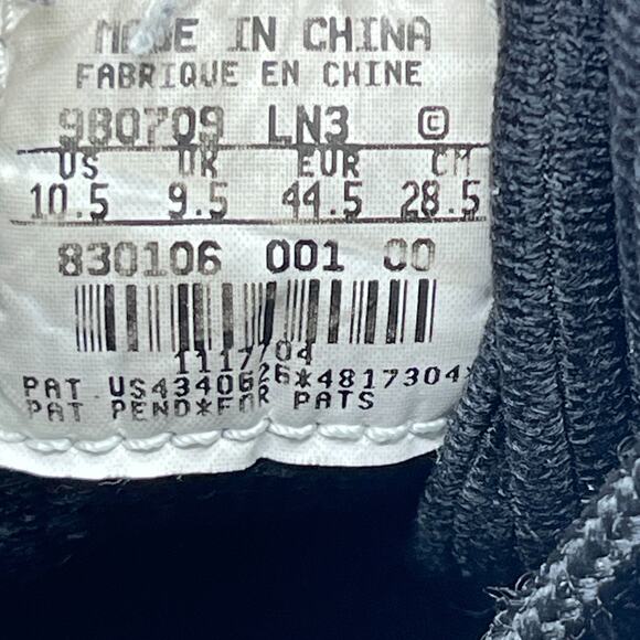 Nike Up-Tempo Shoes Mens Size 10.5 Black White Basketball Comfort Sneakers - Picture 8 of 8